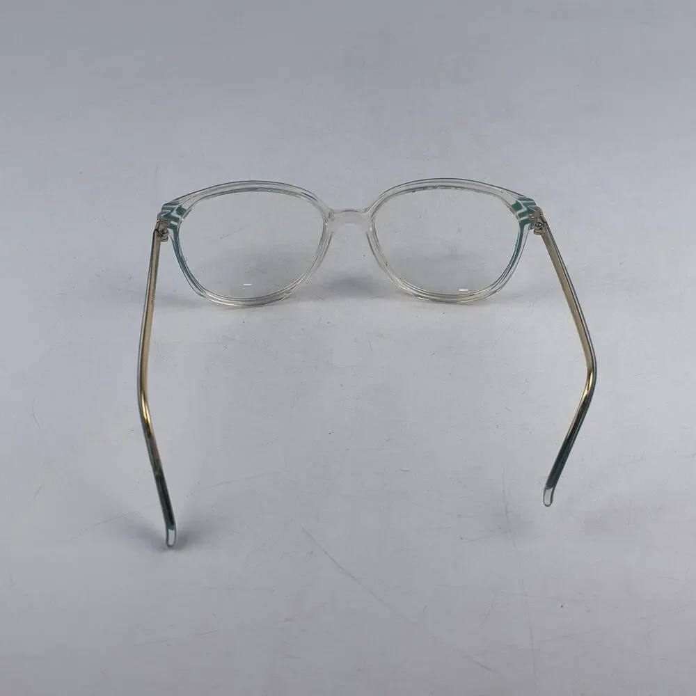 Grasset Bijou Women Eyeglasses Frame Clear Blue Plastic Cat Eye Full Rim 57-17mm